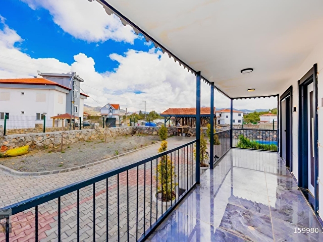 ALANYA GÜZELBAĞDA DOĞA İLE İÇ İÇE HAVUZLU MÜSTAKİL EV - Görsel 23