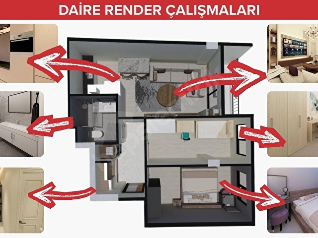 ZEYTİNBURNU MERKEZEFENDİ (TAKSİT İMKANI) AÇIK MUTFAK 2+1 DAİRE - Görsel 7