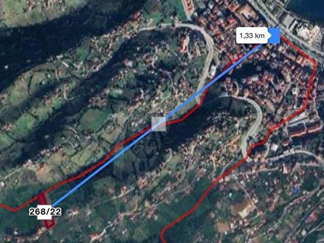 AKÇAABAT ORTA MAH. 4065 m2 ŞEHİR ,DOĞA , DENİZ MANZARALI ARSA - Görsel 2