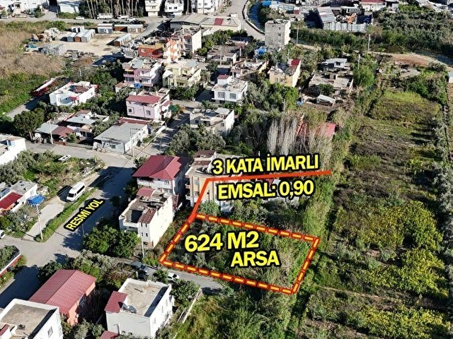 MERSIN ERDEMLİ KOYUNCU MAH. EV YAPINA UYGUN SATILIK 624 M2 ARSA - Görsel 6