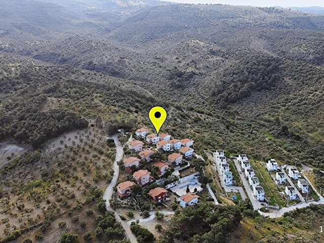 ÇANAKKALE TAVAKLIDA DOĞA İÇİNDE DENİZ MANZARALI SATILIK VİLLA - Görsel 8