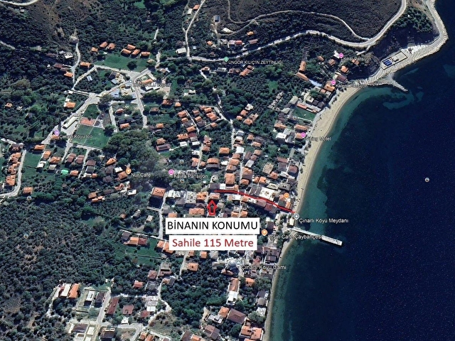 Marmara Adası Çınarlıda Satılık 165 m² Arsa Üzerinde 3 Katlı Bina - Görsel 16
