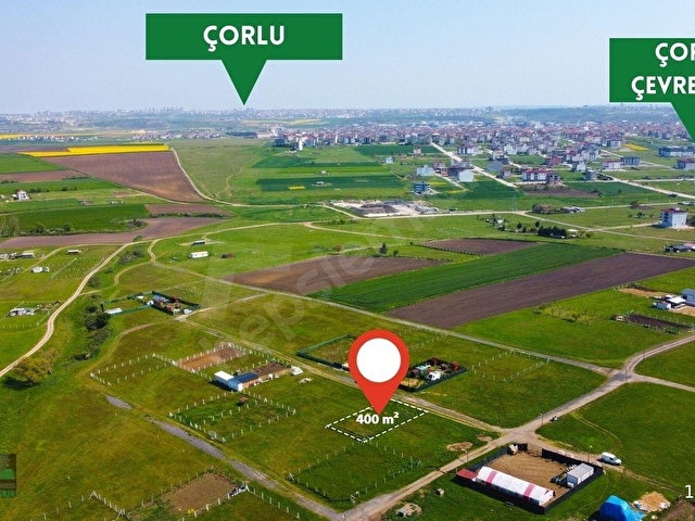 TEKİRDAĞ ERGENE MARMARACIK MAHALLESİ 400 m2 SATILIK ARSA - Görsel 2