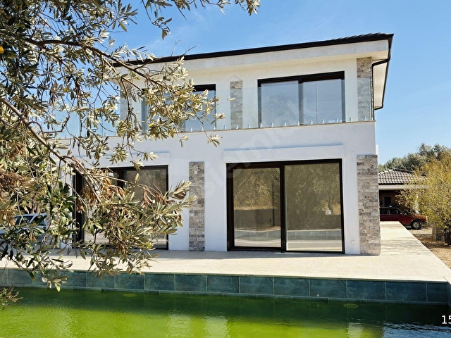 DATÇA KARAKÖY MARİNAYA YAKIN SATILIK 5825m² ARSA & HAVUZLU VİLLA - Görsel 24