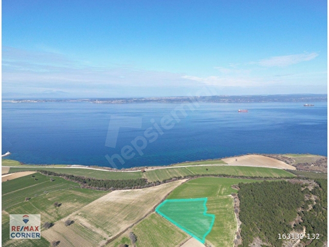 ÇANAKKALE MERKEZ HALİLELİ KÖYÜNDE BOĞAZ MANZARALI 8 DÖNÜM ARAZİ - Görsel 6