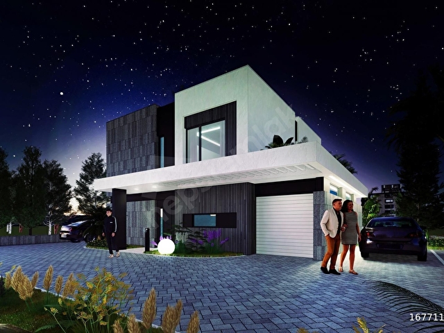 KIBRIS GİRNE PROJEDEN HAVUZLU VİLLA - Görsel 9