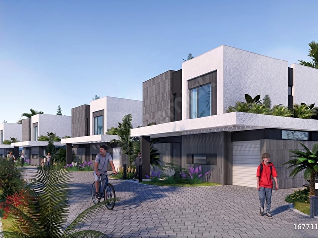 KIBRIS GİRNE PROJEDEN HAVUZLU VİLLA - Görsel 11