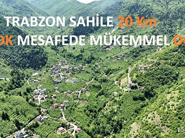 TRABZON MAÇKA KAYNARCADA İNANILMAZ DOĞA MANZARALI ARSALAR - Görsel 5