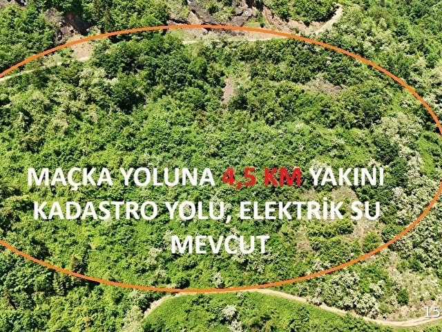 TRABZON MAÇKA KAYNARCADA İNANILMAZ DOĞA MANZARALI ARSALAR