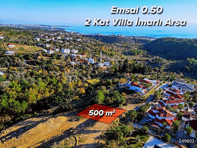 ALANYA İNCEKUM MAH. KUPON SATILIK İMARLI ARSA 500 M2 - Görsel 2