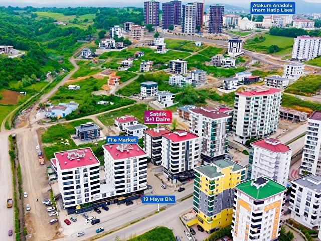 19 Mayıs Bulvarına 2. Bina Konumunda, Deniz Manzaralı 3+1 Daire - Görsel 4