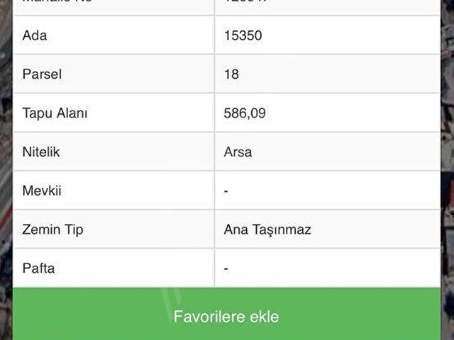 Demirdüzen yatırımlık arsa