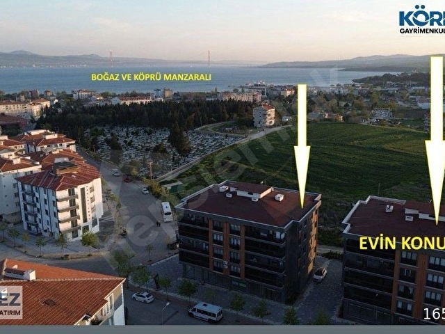 ~~KÖRFEZDEN~~GELİBOLUDA BOĞAZ MANZARALI 3+1 ULTRALÜKS DAİRE
