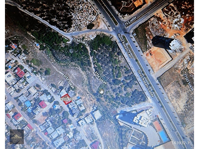 MERSİN YENİŞEHİR 15.CADDE PROJESİ ÜZERİNDE VİLLA İMARLI ARSA