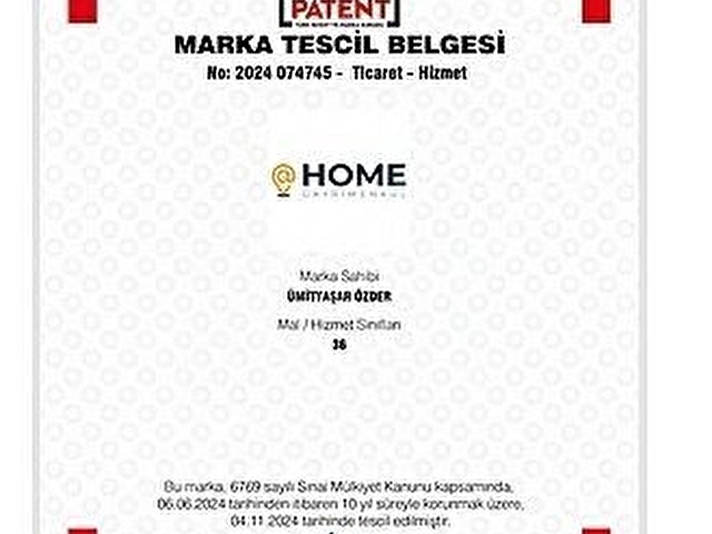 HOME GAYRİMENKULDEN PROJEDEN SATILIK 2+1 DAİRE - Görsel 2
