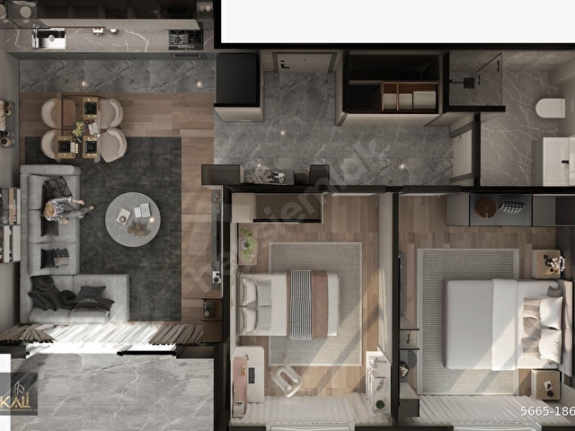 TAŞPINAR CADDE ÜZERİ 2+1 GÜVENLİKLİ LÜKS SİTE KALİ A.Ş. - Görsel 19