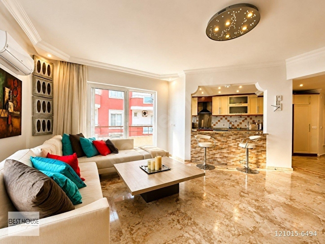 ALANYA MAHMUTLAR DENİZE SIFIR DENİZ MANZARALI DUBLEKS 4+1 SATILIK DAİRE - Görsel 5