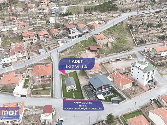 AKDAMAR - Mimarsinan Mh. 3 Tarafı Yola Cephe VİLLA ARSASI - Görsel 11