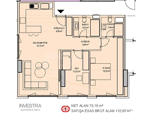 EMLAK KONUT YENİ FİKİRTEPE 11. ETAP 2+1 30 M² BAHÇE KULLANIMLI - Görsel 3