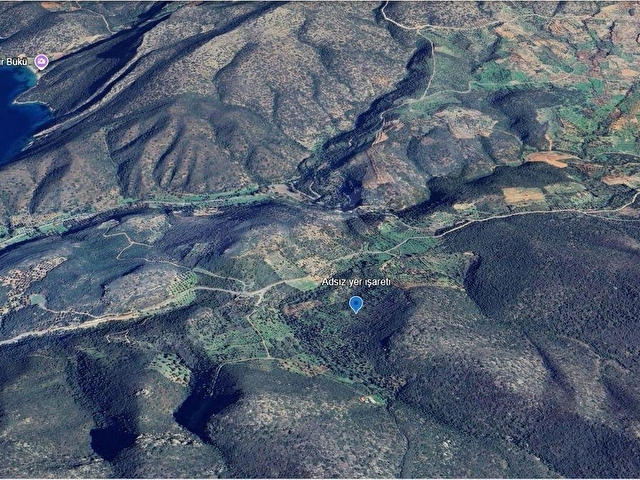 MUĞLA DATÇA DA YAZI MAHALLESİ KARAKULAK MEVKİNDE YATIRIMLIK ARSA - Görsel 4