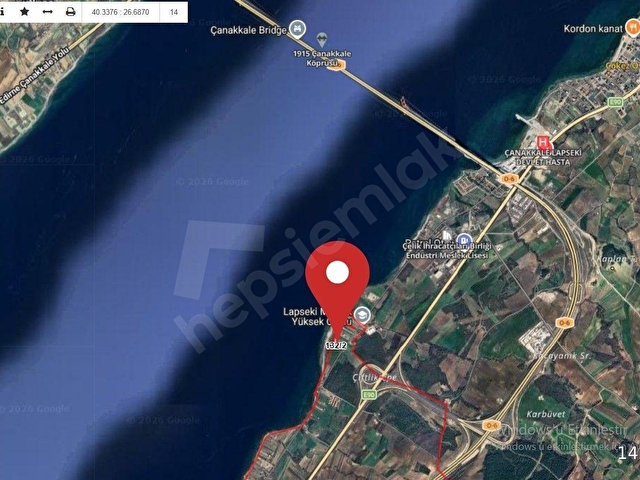 ÇANAKKALE LAPSEKİ SULUCADA SATILIK HOBİ BAHÇESİ - Görsel 12