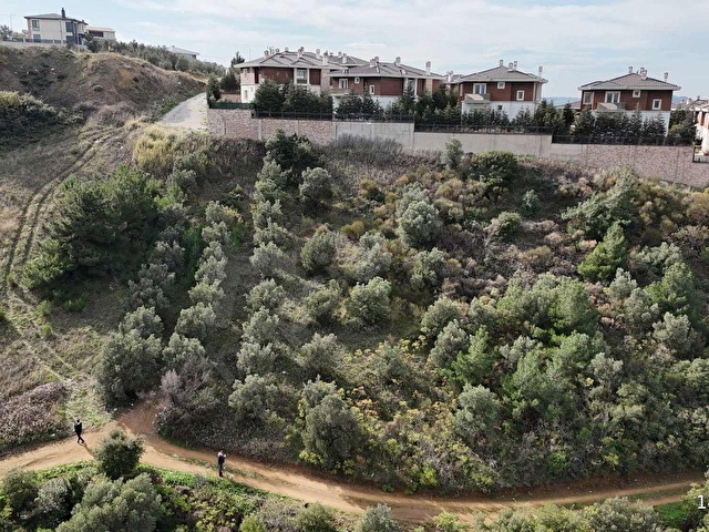 UMURBEYDE DENİZ MANZARALI VİLLA İMARLI SATILIK 434 m2 ARSA - Görsel 30