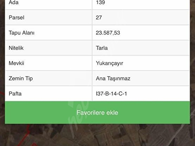 ASRIN EMLAKTAN PORSUKTA SATILIK TEK TAPU GÜZEL TARLA - Görsel 2