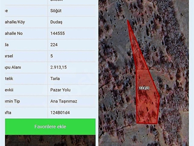 Kaçırılmayacak Fırsat Tarla Satışa Sunuldu Bu Fiyatı Bulamazsınz