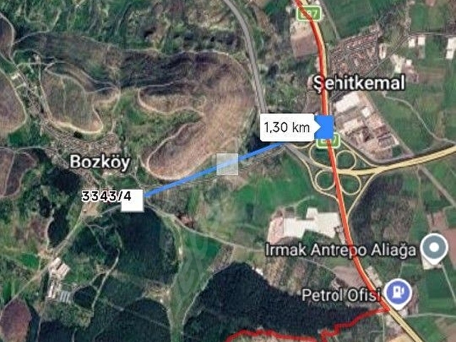ALİAĞA BOZKÖY DE MÜSTAKİL EV İÇİN İDEAL ARSA - Görsel 4
