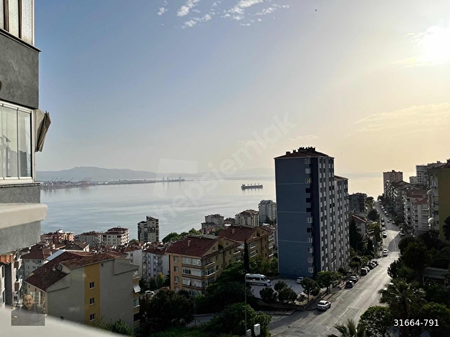 Fatihten cumhuriyet mah 3+1 125m2 deniz manzaralı eşyalı