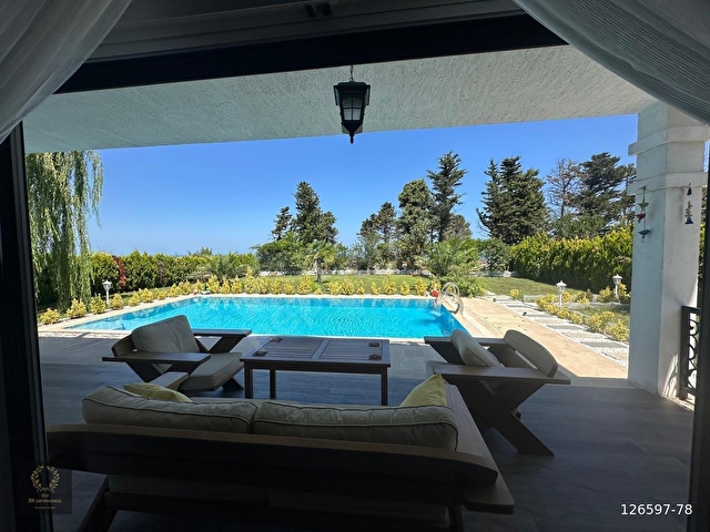 ŞİLE 3K GYM - DENİZ MANZARALI - 850 M2 ARSA PAYLI -5+1 LUX VİLLA - Görsel 10