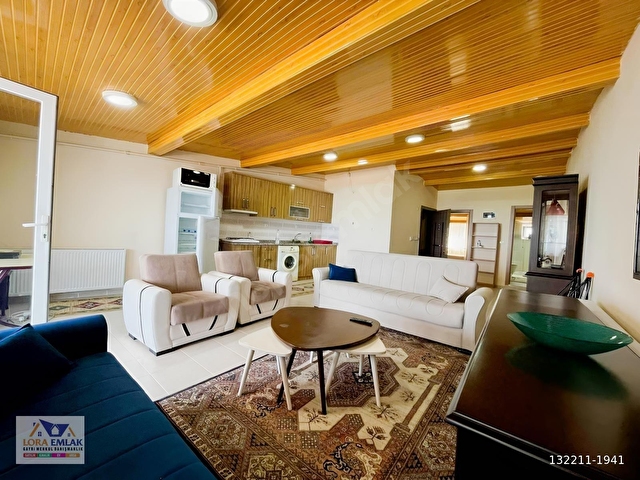 SAHİLDE DENİZ DOĞA VE ŞEHİR MANZARALI 80m² EŞYALI KİRALIK 1+1 - Görsel 18