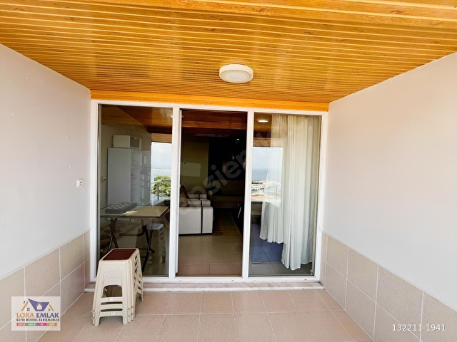 SAHİLDE DENİZ DOĞA VE ŞEHİR MANZARALI 80m² EŞYALI KİRALIK 1+1 - Görsel 11
