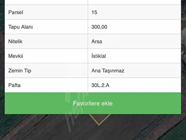 TEKİRDAĞ MURATLI İSTİKLAL MAHALLESİ 300M2 KONUT İMARLI ARSA
