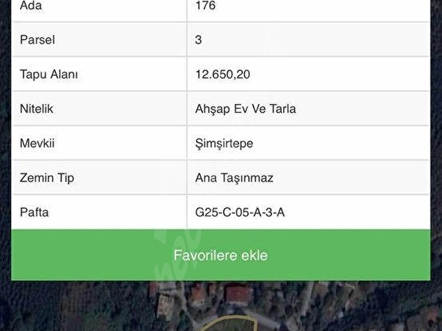 ASİL EMLAK | GÖLYAKA SAÇMALIPINAR HİSSELİ 1.500m2 SATILIK - Görsel 2