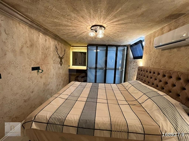 ALANYA BEKTAS MAHALLESİ FULL MANZARA ULTRA LÜKS SATILIK VİLLA - Görsel 24