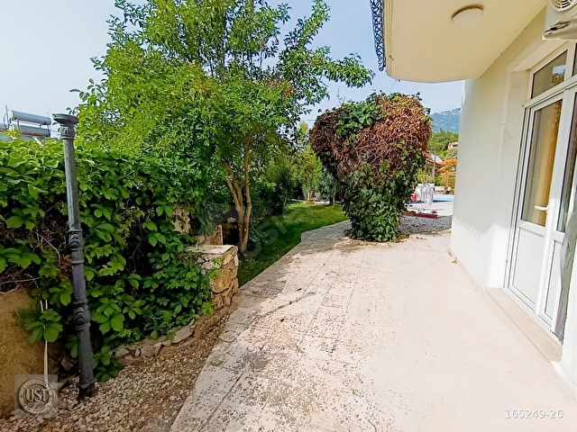 USTden Ölüdenizde Doğa Manzaralı, Eşyalı 2+1 Bahçe Katı - Görsel 25