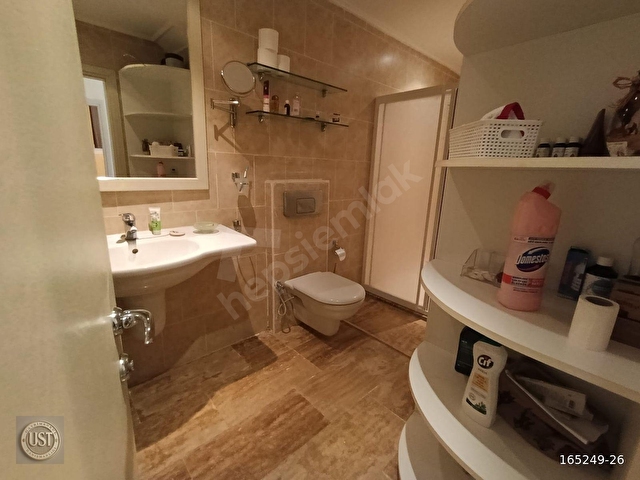 USTden Ölüdenizde Doğa Manzaralı, Eşyalı 2+1 Bahçe Katı - Görsel 18