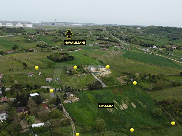 ÇELİKLERDEN HAVALİMANI YAKININDA ACİL SATILIK 187 M2 İMARLI ARSA - Görsel 4