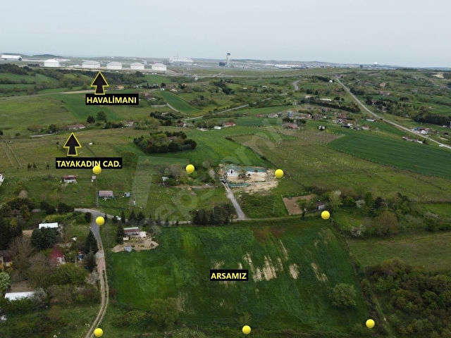 ÇELİKLERDEN HAVALİMANI YAKININDA ACİL SATILIK 187 M2 İMARLI ARSA - Görsel 3