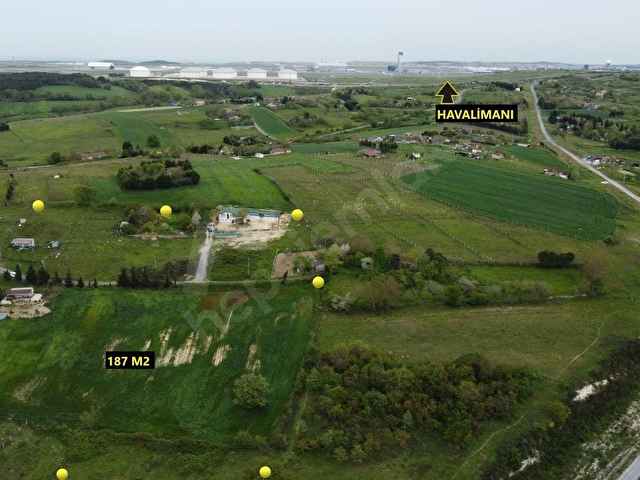ÇELİKLERDEN HAVALİMANI YAKININDA ACİL SATILIK 187 M2 İMARLI ARSA - Görsel 2