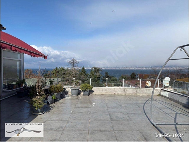 Planetten Elit Konumda Panoramik Deniz Manzaralı Teras Kat Daire