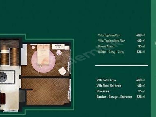 Çekmeköy Ömerlide Havuzlu bahçeli 4 katlı müstakil villa.. - Görsel 17