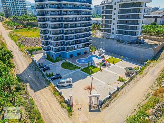 ALANYA MAHMUTLARDA SIFIR BİNADA FULL AKTİVİTELİ 1+1 SATILIK DAİRE - Görsel 11