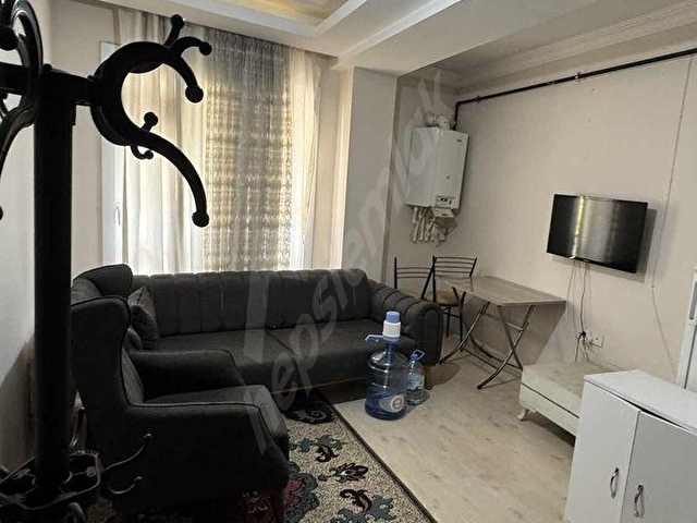 DOĞUŞ CADDE D.GAZLI EŞYALI YÜKSEK GİRİŞ AİDAT DAHİL KİRALIK 1+1 - Görsel 8