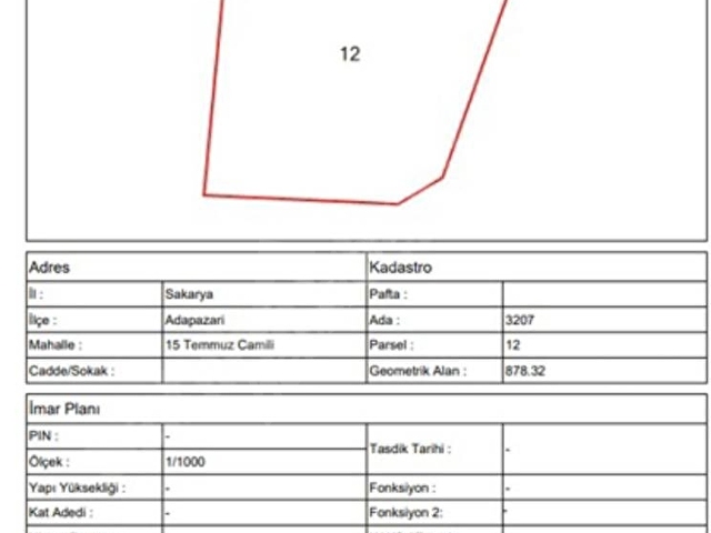 KÖSE PARSEL 878 METRE İSTER VİLLA İSTER SİTE - Görsel 14