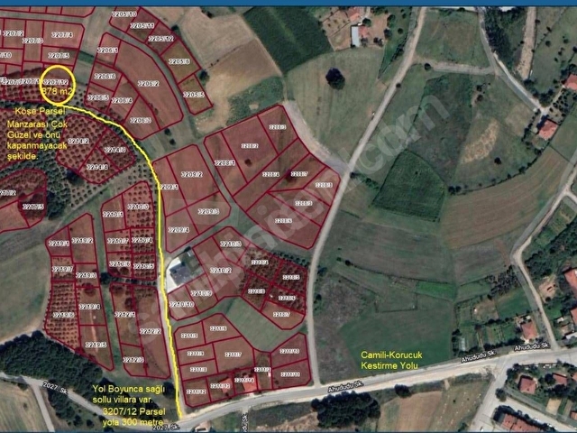 KÖSE PARSEL 878 METRE İSTER VİLLA İSTER SİTE - Görsel 10