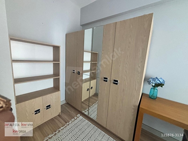 Kondisyonu En İyi Daire! Park Yaşamda Bahçe Katı, Lüks Eşyalı 1+1 - Görsel 19