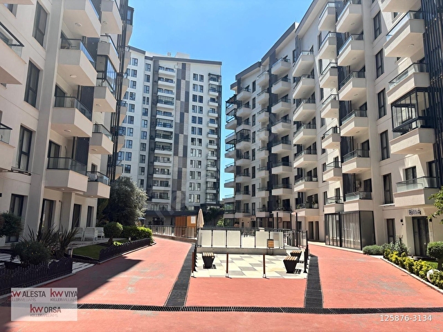 Kondisyonu En İyi Daire! Park Yaşamda Bahçe Katı, Lüks Eşyalı 1+1 - Görsel 4