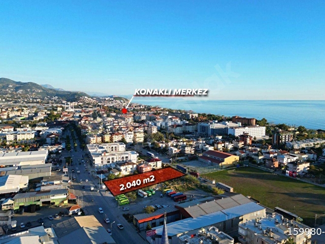Antalya Alanya Konaklı Mahhallesi(telatiye) De 2.040 M2 Satılık Turizm +Konut Arsası - Görsel 3